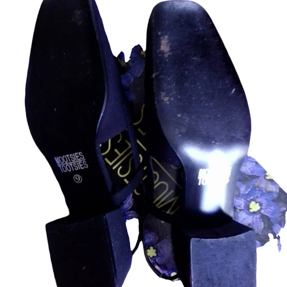 Mootsies Tootsies Black Shoes Size 9 - Picture 3 of 4